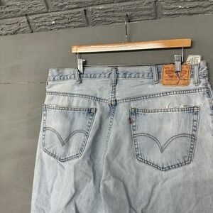 Levis 560 Comfort Fit Jeans Light Wash‎ Blue Mens 40x32 Relaxed Tapered Denim